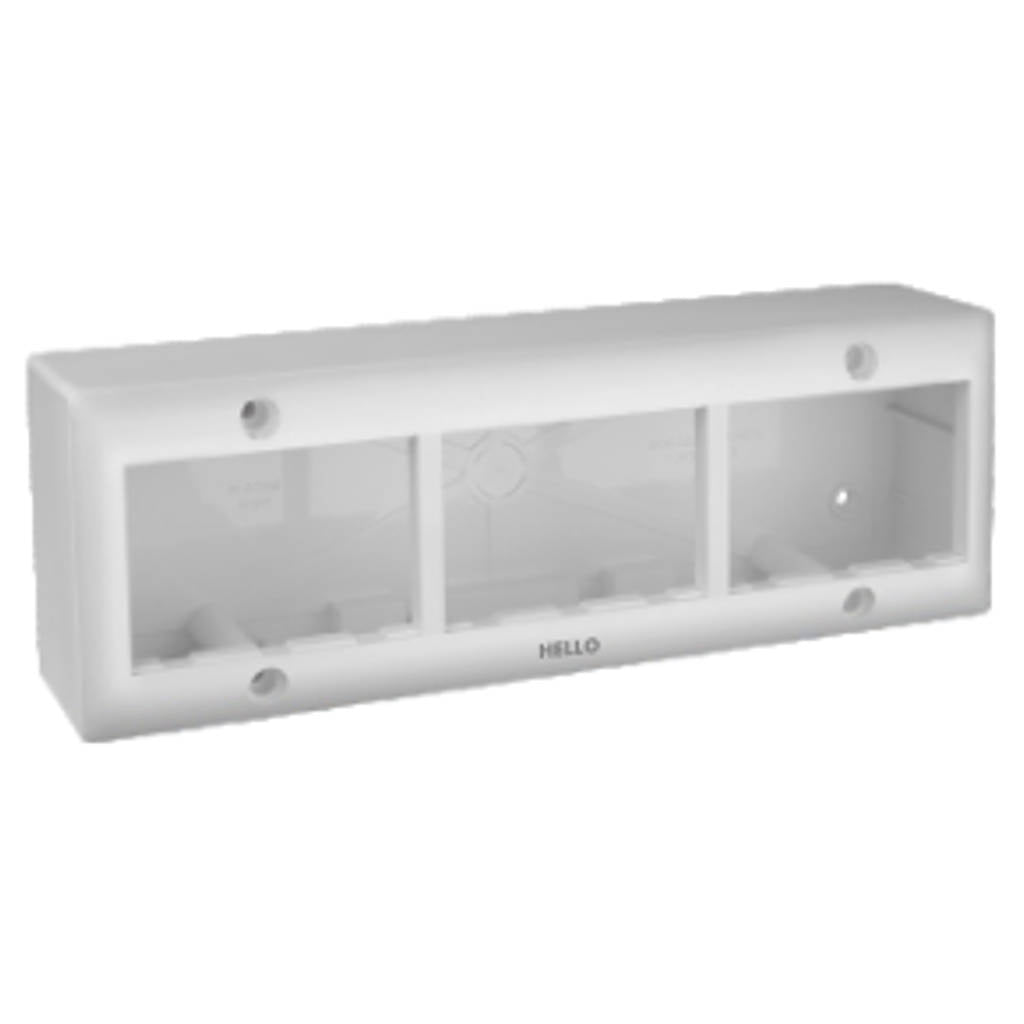 Hello Express Modular Gang Box With Brass Nutting