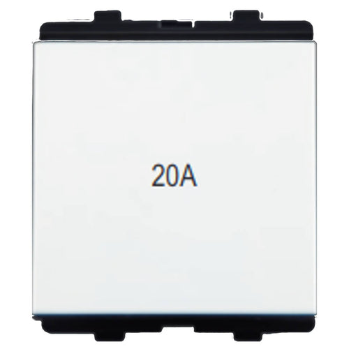 Hello Evaan Modular Switch 1Way 2M 20A White 1314 