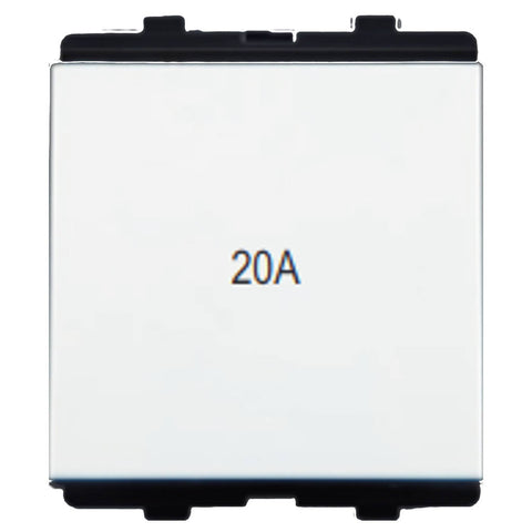 Hello Evaan Modular Switch 1Way 2M 20A White 1314 
