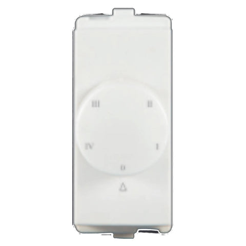 Hello Evaan Modular Mini Fan Regulator 4 Step 1M White 1326 