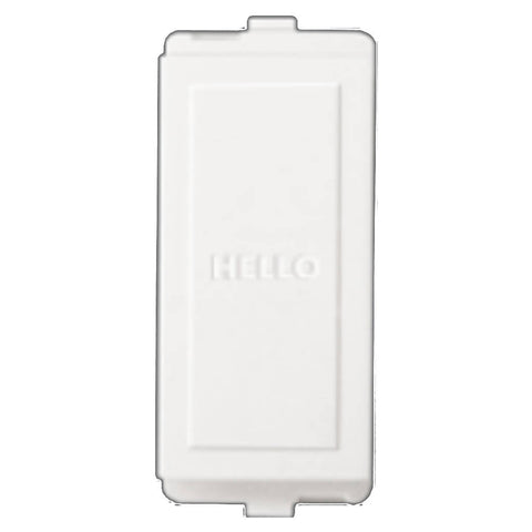 Hello Evaan Modular Blank Plate 1M White 1335 