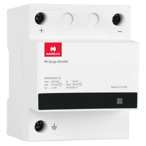 Havells Type 1+2 Photovoltaic Surge Protection Device 12.5kA DHSDANCC6012H 