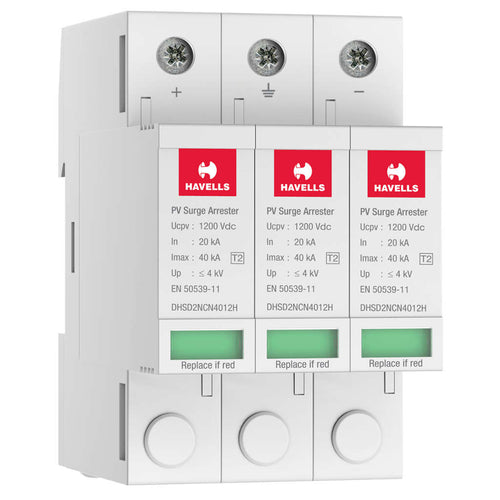 Havells Type 2 Photovoltaic Surge Protection Device 40kA DHSD2NCN4012H 