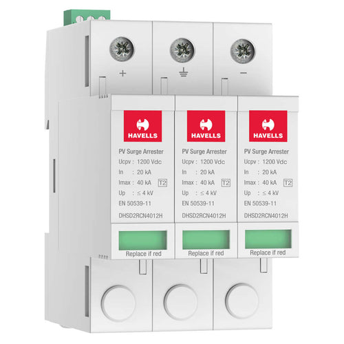 Havells Type 2 Photovoltaic Surge Protection Device 40kA DHSD2RCN4012H 