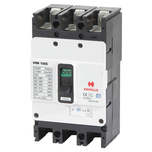 Havells Moulded Case Circuit Breaker Three Pole 16-100A HIM 100 