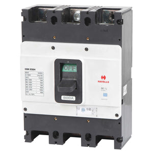 Havells Moulded Case Circuit Breaker Four Pole 85kA 500-630A HIM 630 