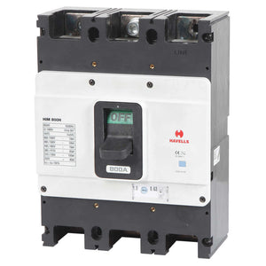 Havells Moulded Case Circuit Breaker Four Pole 85kA 700-800A HIM 800 