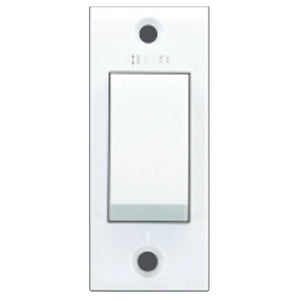 Hello Vento Series Switch 1Way 6A White 1105 