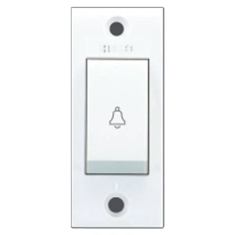 Hello Vento Series Bell Push Switch 6A White 1107 