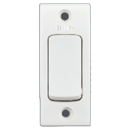 Hello Vento Series Switch 1Way 6A White 1109 