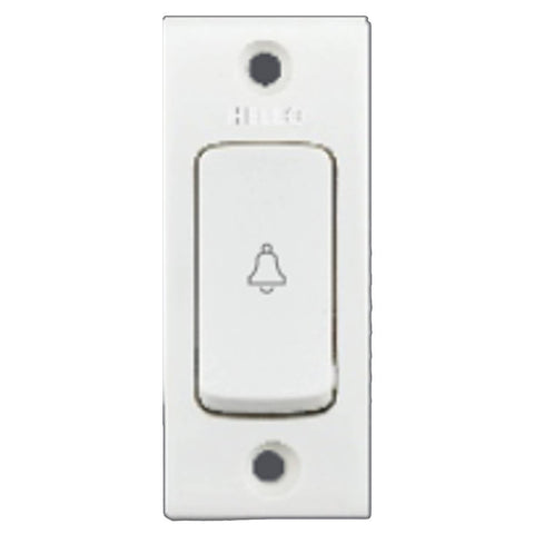 Hello Vento Series Bell Push Switch 6A White 1111 