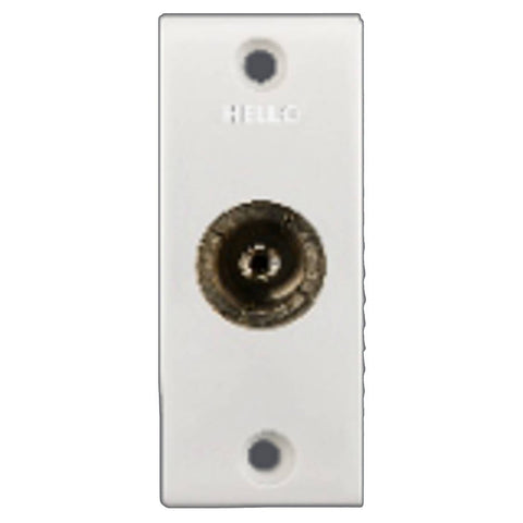 Hello Vento Series Mini TV Socket White 1116 