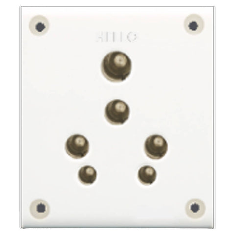 Hello Vento Series Universal Socket 6/16A White 1125 