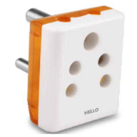 Hello X1 Series Trio 2 In 1 Multi Plug 6A HMP08 