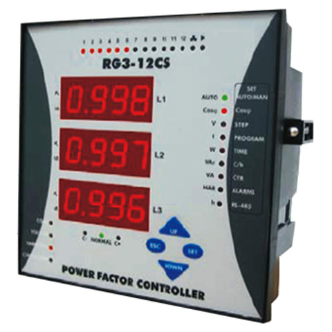 BCH Intelligent Power Factor Controller 12 Step RG3-12C 