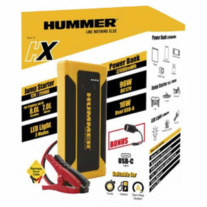 Hummer HX Jump Starter USB-C Power Bank 37000mWh 2000A 