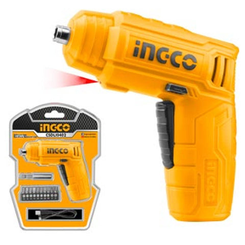 Ingco Lithium-Ion Cordless Screwdriver 4V CSDLI0402 