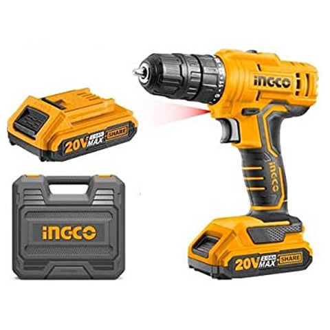 Ingco Lithium-Ion Cordless Drill 20V CDLI20012 