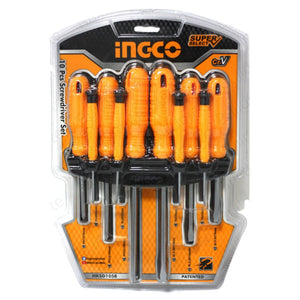 Ingco Screwdriver Set Of 10 HKSD1058 