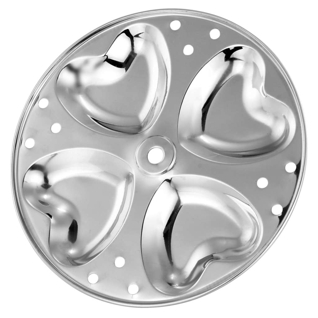 Murugan Evasilva Curve Idly Cooker 4 Plates Stainless Steel SS012