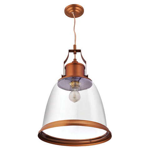 Jaquar Pendant Light Copper Plated Glass With Copper Finish 1 Light STL-COP-SL1217S 