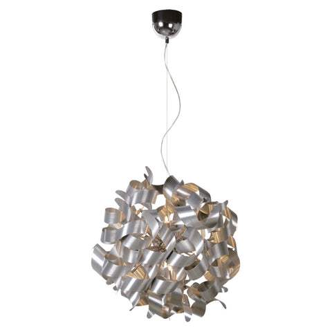 Jaquar Pendant Light Aluminium Curved Strips With Silver Finishing 12 Lights KCH-STC-MD501001512B 