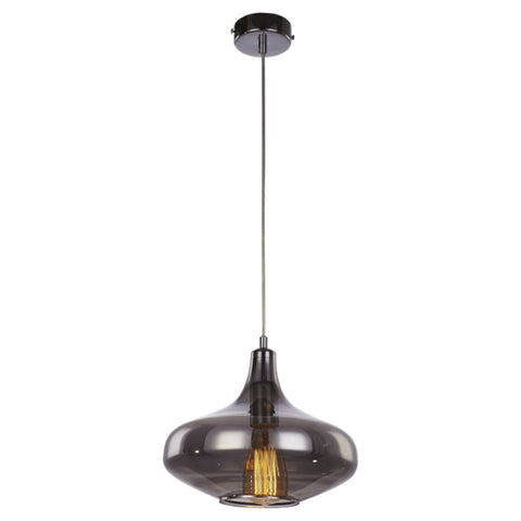 Jaquar Pendant Light Smoky Glass With Chrome Finishing 1 Light KCH-CHR-MD150031291A 