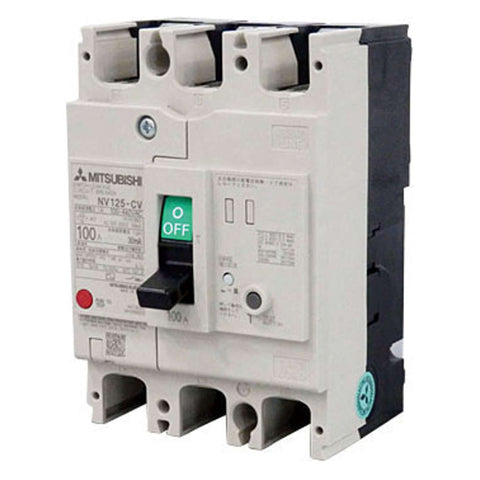 Mitsubishi Electric Moulded Case Circuit Breaker 4 Pole 50kA 16-125A NF125 