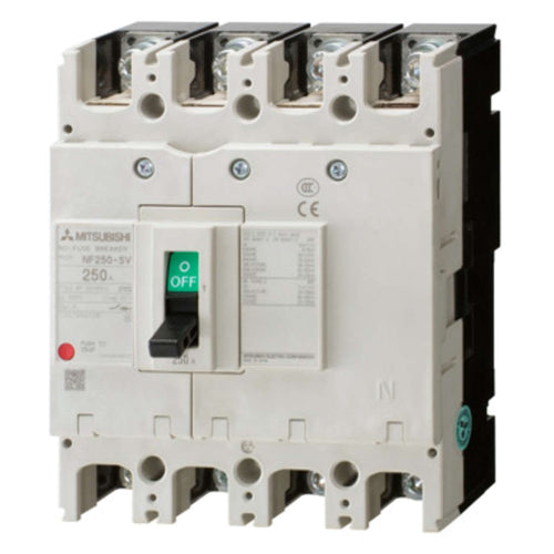 Mitsubishi Electric Moulded Case Circuit Breaker 4 Pole 36kA 100-250A NF250 