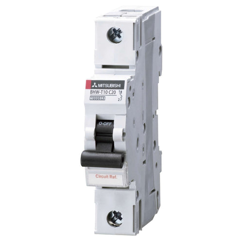 Mitsubishi Electric D Curve Miniature Circuit Breaker Single Pole 1A-63A 