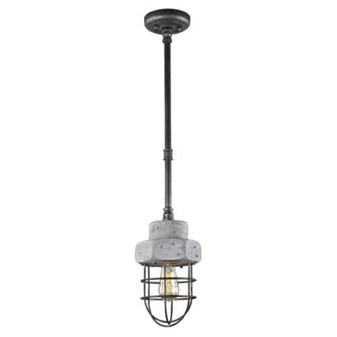 Jaquar Pendant Light Antique Green Marble With Antique Finish Cage Type 1 Light JNL-GRY-SL92931A 