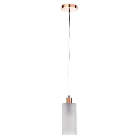 Jaquar Pendant Light Frosted Glass With Rose Gold Finishing 1 Light JNL-RDG-SL00FRD1E27 