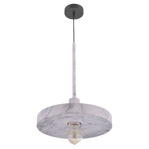 Jaquar Pendant Light Aluminum With Water Printing Of Marble Pattern 1 Light JFO-WHT-SLPEAT31330E27 