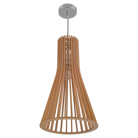 Jaquar Pendant Light Bamboo Wood With Natural Wooden Finishing 1 Light JFO-NAW-SLPEW00325E27 