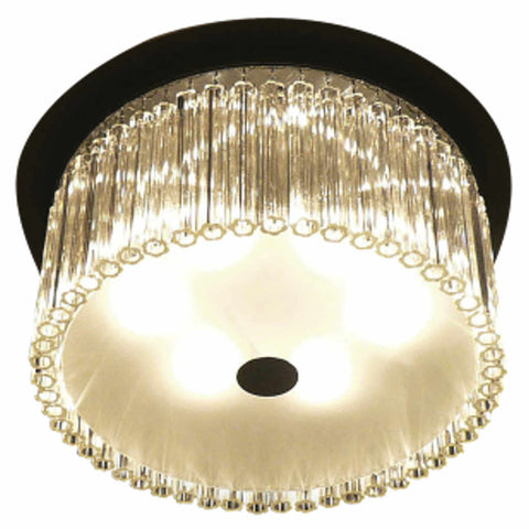 Jaquar Ceiling Light Star Shape Glass Tube With Chrome Finishing 6 Lights JES-CHR-MX81366B 