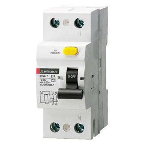 Mitsubishi Electric RCCB Double Pole 30mA 16-100A 