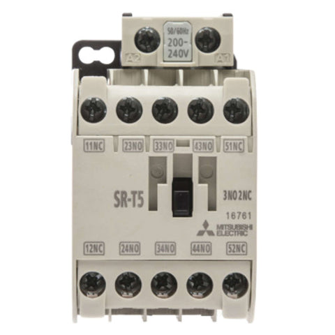 Mitsubishi Electric SR-T Auxiliary Contactor With AC Coils 