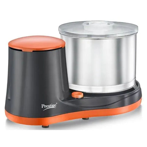 Prestige PWG 07 Wet Grinder With Drum Stainless Steel 200W Black & Orange 