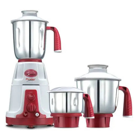 Prestige Deluxe-VS Mixer Grinder 3 Jars 750W Red & White 