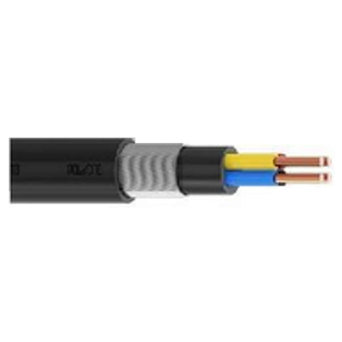 Orbit HRFRLS Flexible 2 Core Wire Cable With SHEATHED PVC Insulated Black 0.50-50mm 100Mtr 