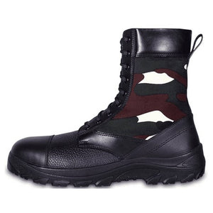 Tagra Camo Hi High Ankle Safety Shoes Military Green 