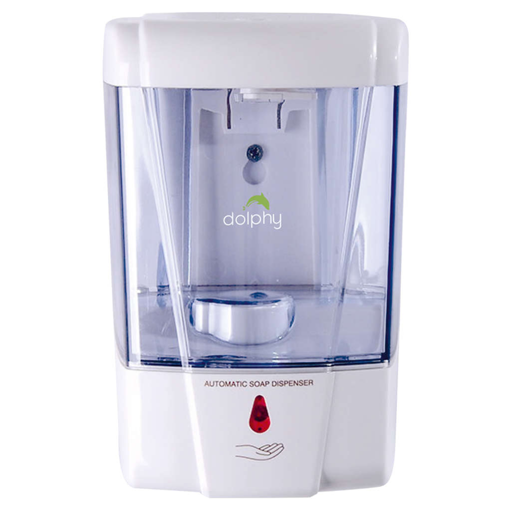 Dolphy Transparent Automatic Hand Sanitizer With Dispenser Holder 600ml DSDR0114 