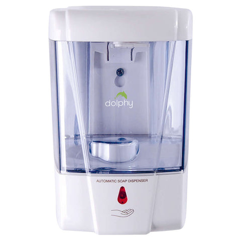 Dolphy Transparent Automatic Hand Sanitizer With Dispenser Holder 600ml DSDR0114 