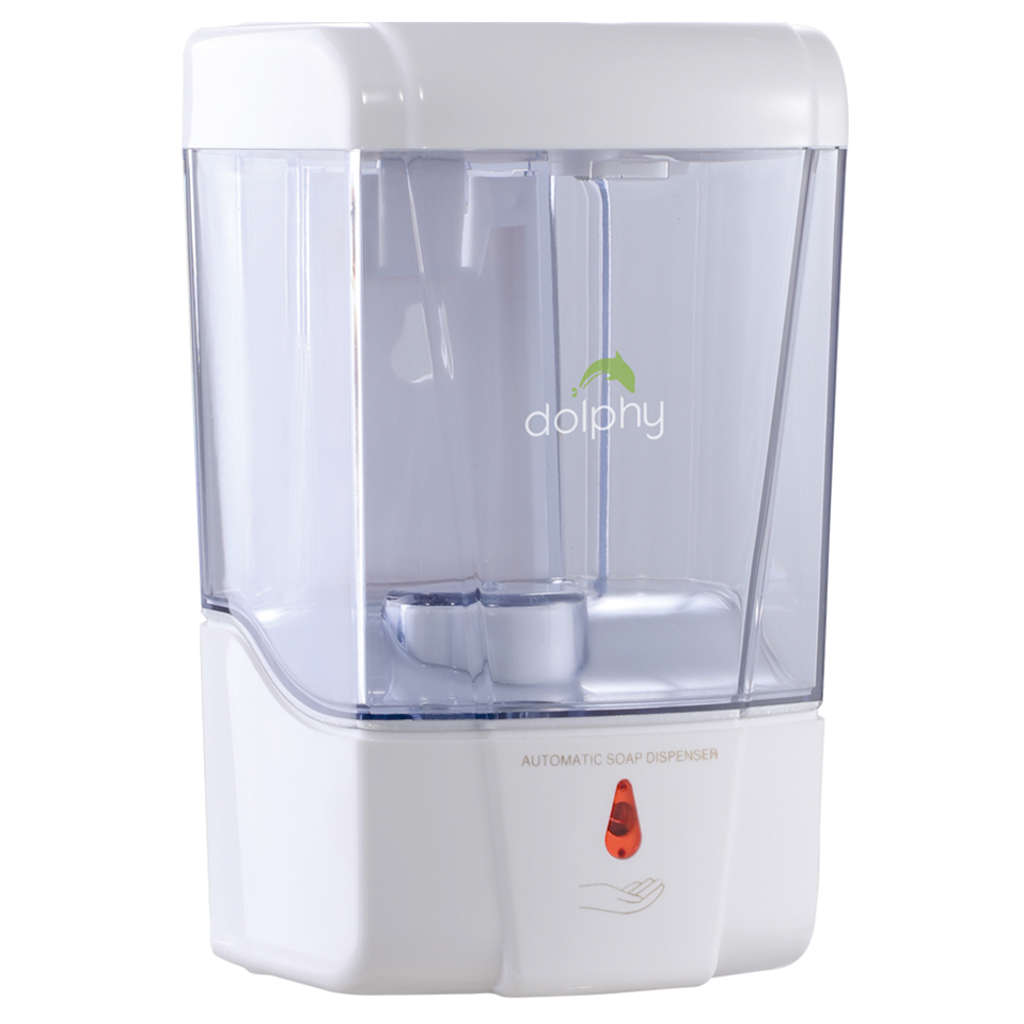 Dolphy Transparent Automatic Hand Sanitizer With Dispenser Holder 600ml DSDR0114