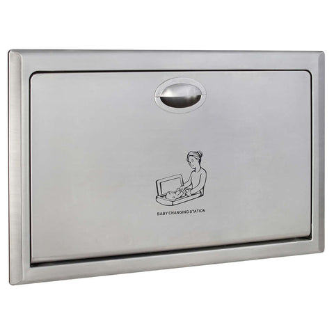 Dolphy Recessed Mounted Baby Changing Station Matte Finish Stainless Steel DBCS0005 