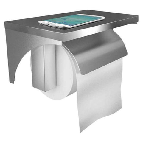 Dolphy Manual Toilet Tissue Paper Holder With Mobile Stand DTPR0015 
