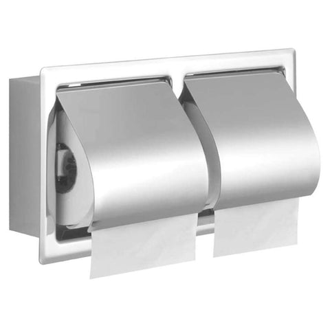 Dolphy 2 In 1 Recessed Toilet Paper Dispenser Holder Stainless Steel DTPR0017 