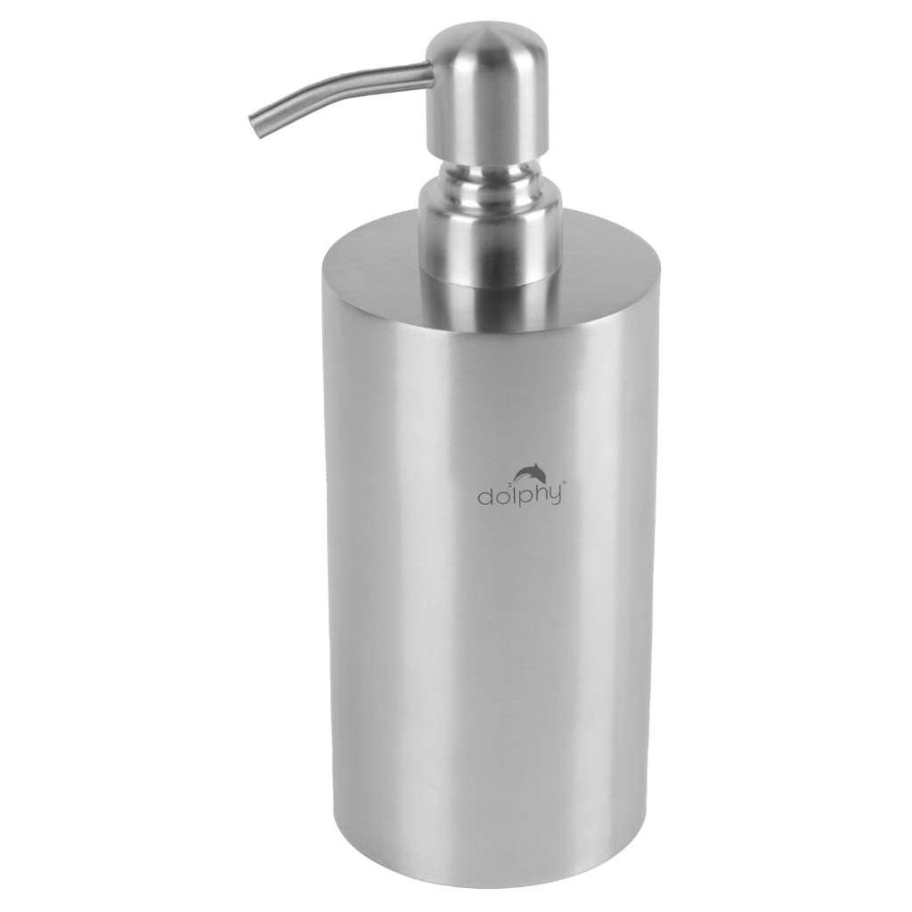 Dolphy Manual Table Top Soap Dispenser Stainless Steel 450ml DSDR0133
