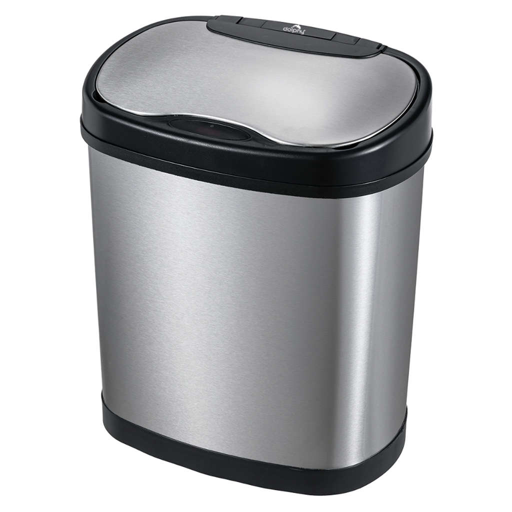 Dolphy Automatic Sensor Trash Bins Stainless Steel 12Litres DABN2-12L