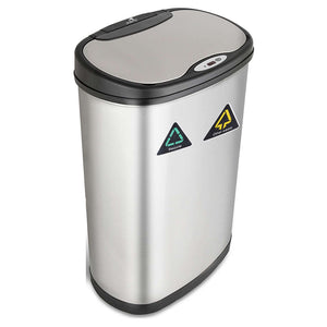 Dolphy Automatic Touchless Trash Bins Stainless Steel 50Litres DABN2-50L 